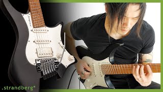 Keven Eknes Demos the strandberg Boden Classic 6 Tremolo LE Svarten [upl. by Birdie]