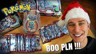 KARTY POKEMON ZA 800 ZŁOTYCH  UNBOXING KART CRIMSON INVASION CZ 1 [upl. by Efinnej631]