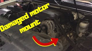 GM motor mount replacement [upl. by Enitsuga]