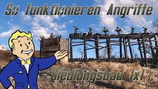 Fallout 4 Guide Angriff und Verteidigung  Siedlungsbau 1x1 [upl. by Coh]