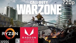 Call Of Duty Warzone  Ryzen 3 3200G Vega 8 amp 8GB RAM [upl. by Nepsa452]