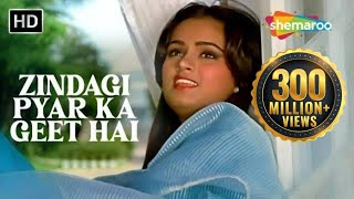 Zindagi Pyar Ka Geet Hai  Lata M  Rajesh Khanna  Souten  HD [upl. by Remliw]