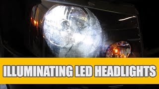 How to Install H13 LED Headlight bulbs for 2004  2014 Ford F150 [upl. by Alphonse]