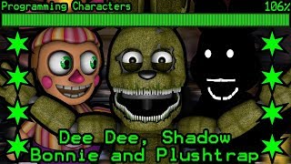 How will Dee Dee Shadow Bonnie and Plushtrap work in Ultimate Custom Night [upl. by Anavrin]