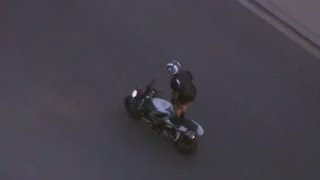 Biker teases cops during highspeed chase [upl. by Refinney]