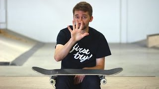 THE 5 EASIEST SKATEBOARD TRICKS FOR BEGINNERS [upl. by Avon]