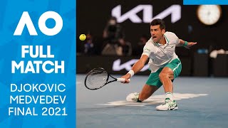 Novak Djokovic vs Daniil Medvedev Full Match  Australian Open 2021 Final [upl. by Gustavus]