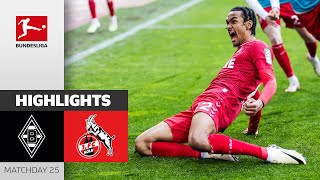 Köln secures Point in spectacular Derby  Mgladbach  FC Köln 33  Highlights  MD 25– BL 2324 [upl. by Aronael]