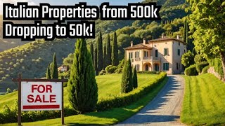 10 Italian Properties 500k dropping to only 50k [upl. by Aicyla]