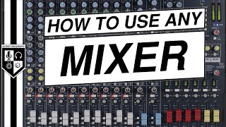 How To Use a Mixer for Live Sound amp Studio Recording [upl. by Lecirg267]