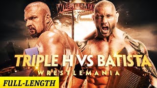 FULL MATCH  Triple H vs Batista  No Holds Barred Match WrestleMania 35 [upl. by Naara]