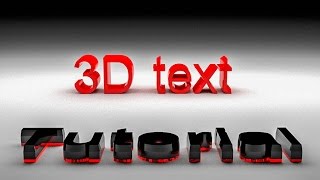 3ds Max creating 3D TEXT basic tutorial [upl. by Sheply]