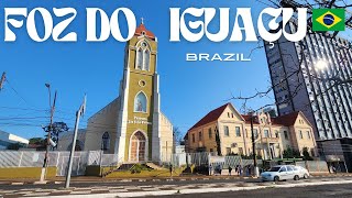 Foz Do Iguaçu City Walk The City Near Iguazu Falls in 4K [upl. by Noivad]