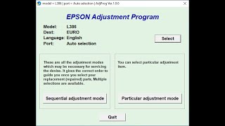 How to Reset Epson L386 Printer [upl. by Derwon]