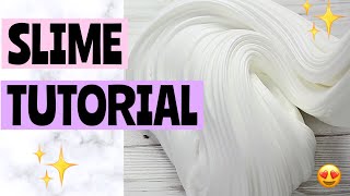 HOW TO MAKE SLIME Simple amp Easy Slime Recipe  2 Minute Easy Slime Tutorial Glue and Borax Slime [upl. by Hyams239]