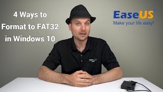 How to Format to FAT32 in Windows 10 [upl. by Wendi]