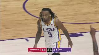 LSU Mens Basketball vs Arkansas St  Game Highlights [upl. by Girard427]