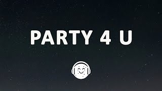 Charli XCX  party 4 u Lyrics [upl. by Pryor538]