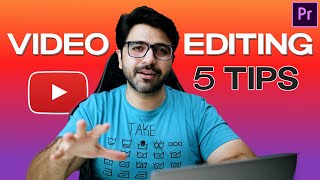 5 EASY Video Editing Tips  Video Editing for Beginners in Hindi [upl. by Tierza]