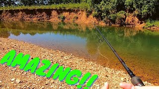 Fishing an INCREDIBLE Creek for Big Smallmouth and Rock Bass PB [upl. by Cook504]