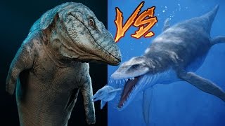 Mosasaur vs Liopleurodon  Ancient Monster Fight [upl. by Wendeline]