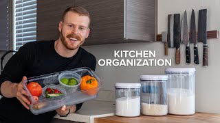 Beginners guide to Kitchen Organization Fridge Pantry Knives Pots  more [upl. by Pulcheria]