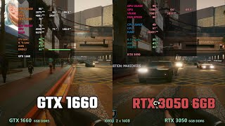 GTX 1660 vs RTX 3050 6gb [upl. by Turino]