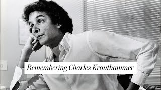 Remembering Pulitzer Prizewinning columnist Charles Krauthammer [upl. by Aissatsana]