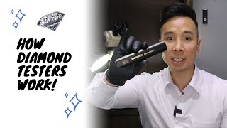 How Diamond Testers Detect REAL or FAKE Diamonds [upl. by Leimaj]