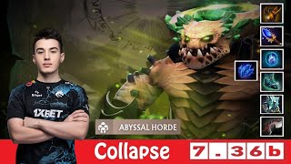 DOTA 2 TSpiritCollapse the UNDERLORD OFFLANE 736b 2 [upl. by Eerhs]