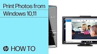 Print Photos from Windows 10 11  HP Printers  HP Support [upl. by Aliekahs]