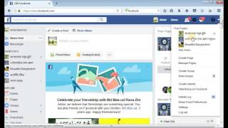 How to logout your facebook Account for pclaptop  Bangla [upl. by Jacobson]