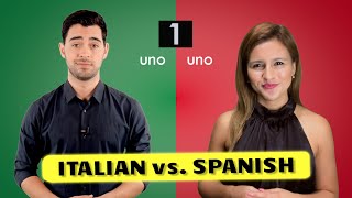 Italian vs Spanish  Count to 20 in Spanish and Italian  Espanol a Italiano [upl. by Carline]