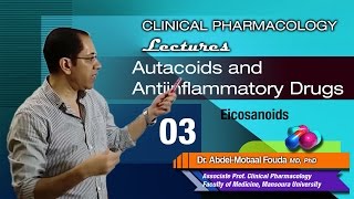 Autacoids Ar  03  Prostaglandins TXA2 leukotrienes [upl. by Aihtak]