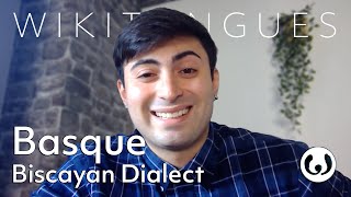 The Basque language casually spoken  Andrew speaking Biscayan  Wikitongues [upl. by Aryahay468]