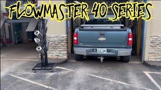 Chevy Silverado DUAL EXHAUST w FLOWMASTER 40 Series [upl. by Aizat232]