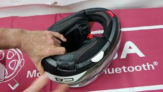 SCHUBERTH C4 SENA SC1 Install [upl. by Dorthea895]