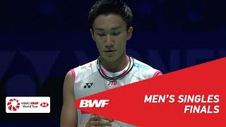 F  MS  Kento MOMOTA JPN 1 vs Viktor AXELSEN DEN 6  BWF 2019 [upl. by Enneira]