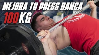 GUÍA de CÓMO LEVANTAR LOS PRIMEROS 100KG💥 en PRESS DE BANCA 👉🏼LOS MEJORES SECRETOS [upl. by Crompton347]