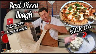 How To Make Best PIZZA DOUGH for Your Business Full RecipeBIGA [upl. by Nosreip640]