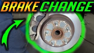 How to Change Front Brake Pads RAM 1500 [upl. by Barrett]