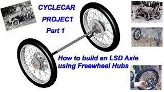 How to build a Cyclekart LSD Chain Drive Axle [upl. by Tesil]