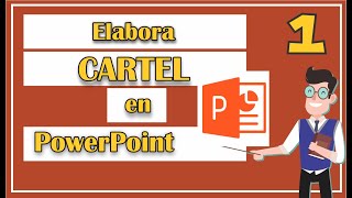 ¿Cómo hacer un CARTEL en PowerPoint [upl. by Pavior]