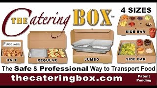 The Catering Box  SERVE FOOD RIGHT OUT OF THE BOX [upl. by Aihsema]