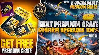 Next Premium Crate Upgradable Skin Confirmed  2 Upgradable In 34 Update  PUBGM [upl. by Asselem]