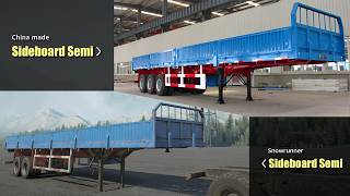 Snowrunner Trailers amp Addons in Real Life [upl. by Annauqal]