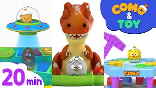 Como and Toys  Board Game  More Episode 20min  Learn colors and words  Como Kids TV [upl. by Assilla]