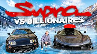 1000HP Supra terrorizing Billionaires Hypercarmeet in Switzerland [upl. by Faruq]