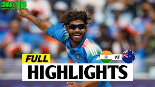 India vs New Zealand ICC Champions Trophy 2025 Match Highlights  IND Vs NZ Highlights [upl. by Yenhoj]