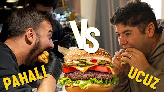 EN UCUZ VS EN PAHALI HAMBURGER [upl. by Kirk]